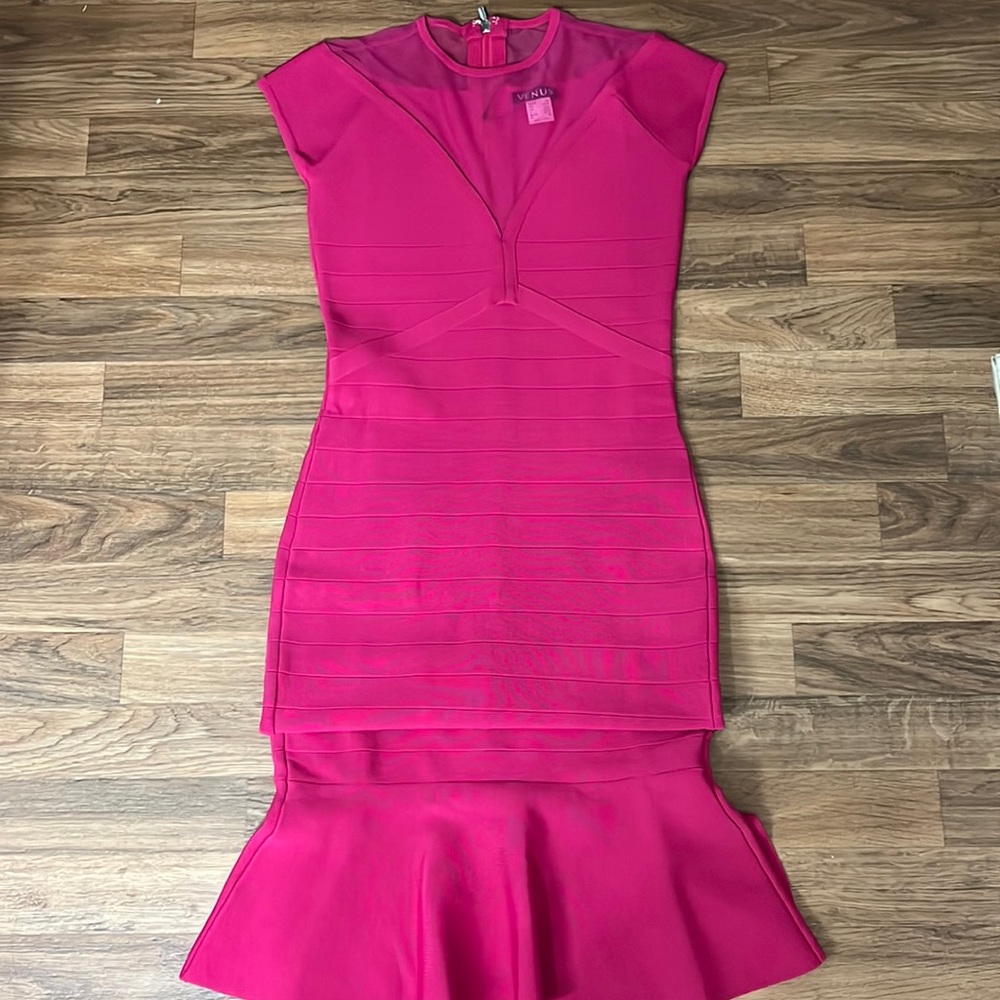 Venus dark Pink Bodycon Dress. Never worn.